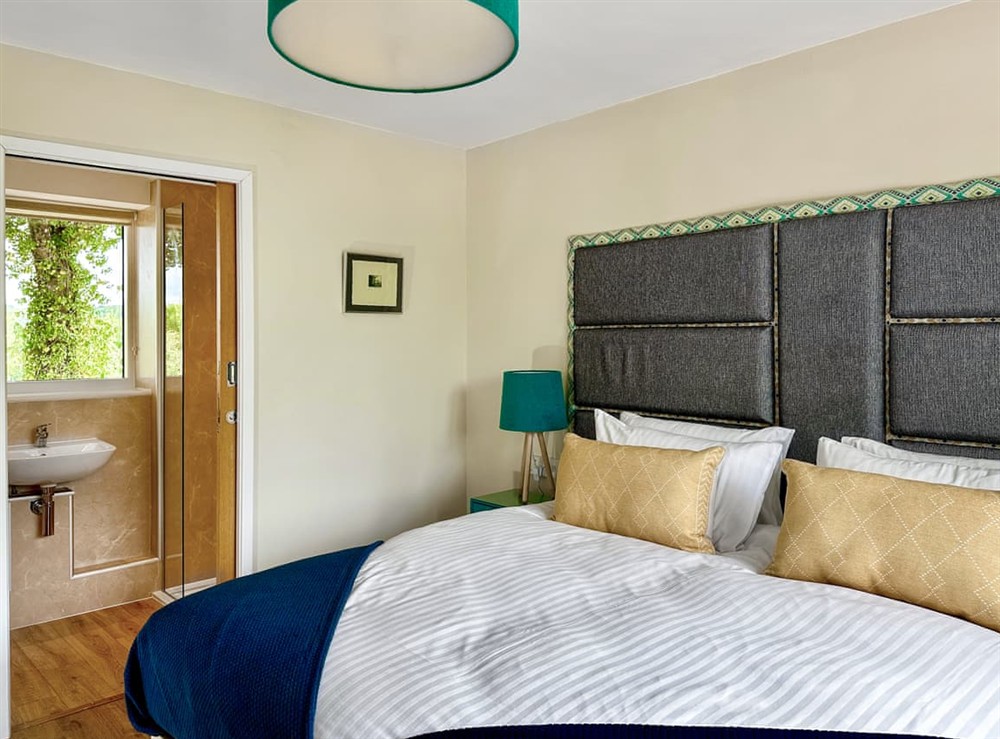 Double bedroom at The Nest in Kittisford, near Wellington, Somerset