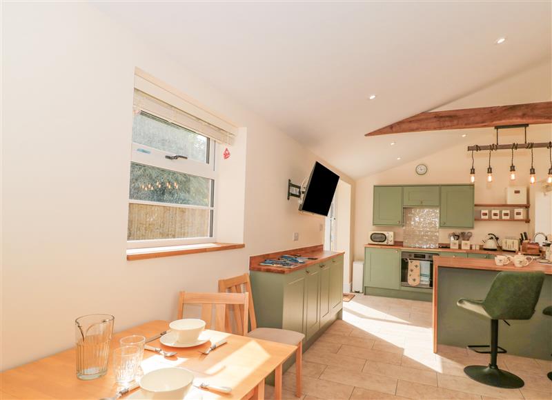 The kitchen at The Nest, North Petherton