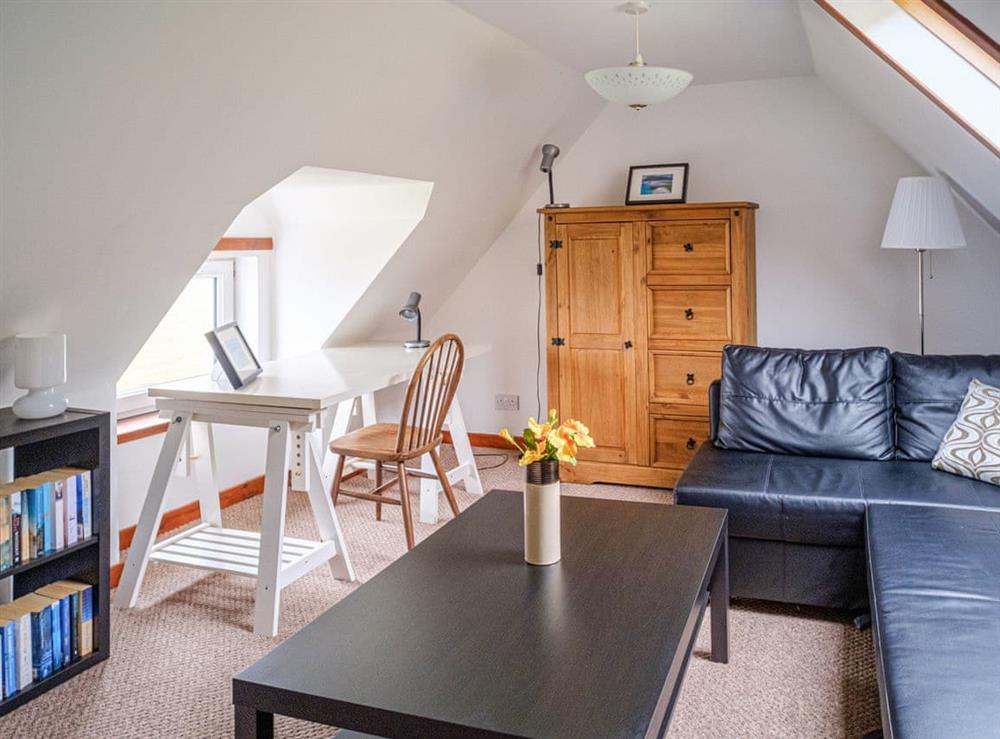 First floor sitting room at The Nicolson House in Lemreway, Outer Hebrides, Isle Of Lewis