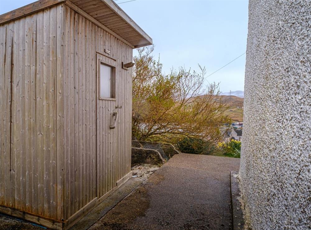 Outdoor area at The Nicolson House in Lemreway, Outer Hebrides, Isle Of Lewis