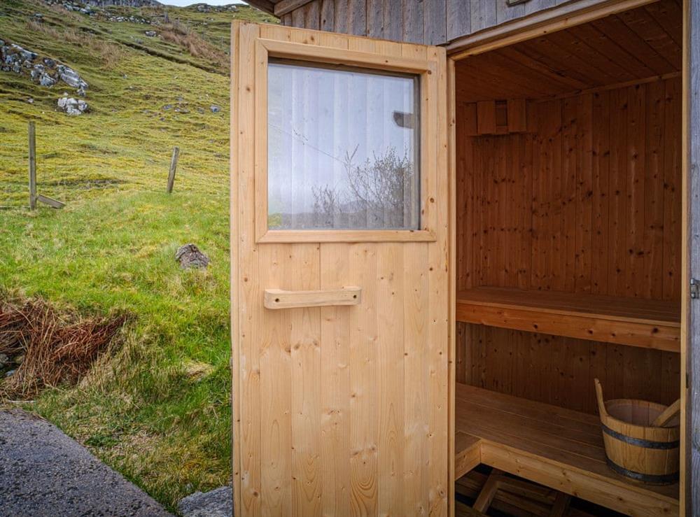 Sauna at The Nicolson House in Lemreway, Outer Hebrides, Isle Of Lewis