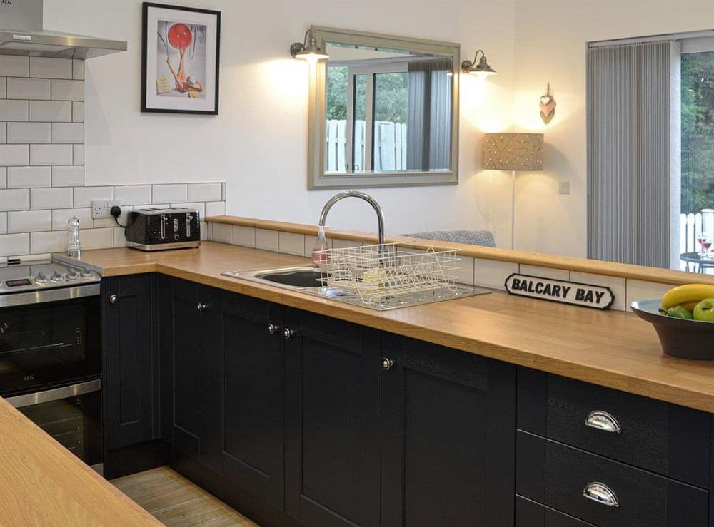 Kitchen at The Nook At Balcary in Balcary, near Auchencairn, Kirkcudbrightshire