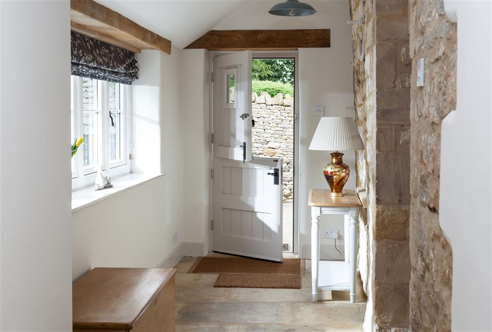 Natural light fills the entrance hall at The Nook, Guiting Power