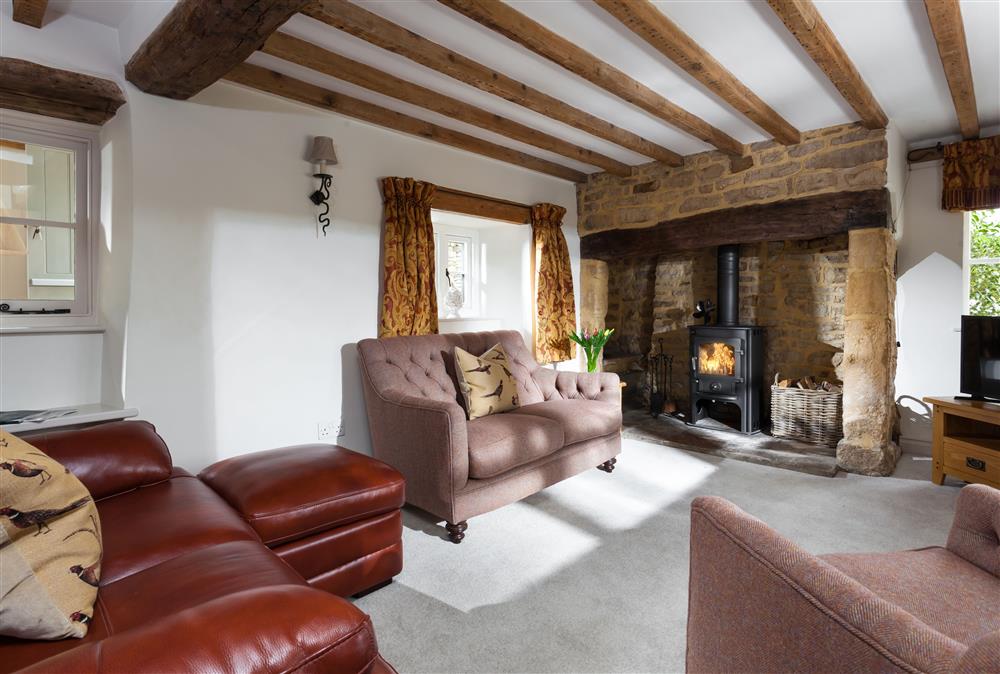 The cosy sitting room at The Nook, Guiting Power