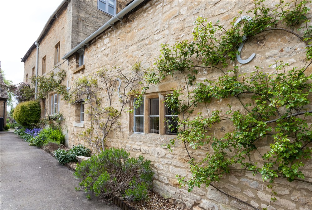 The Nook, Guiting Power, made from Cotswold stone at The Nook, Guiting Power