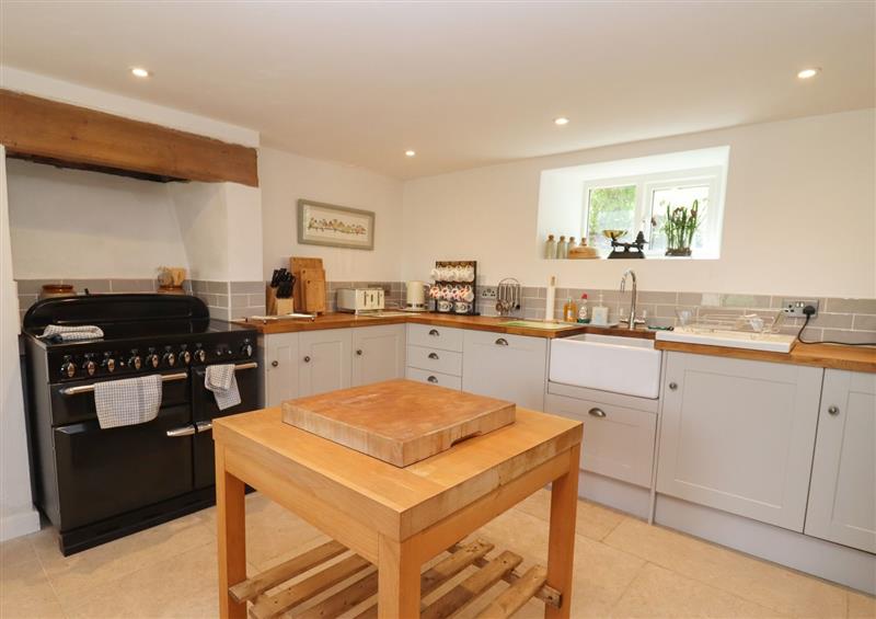 This is the kitchen at The Nook, Jacks Green near Painswick