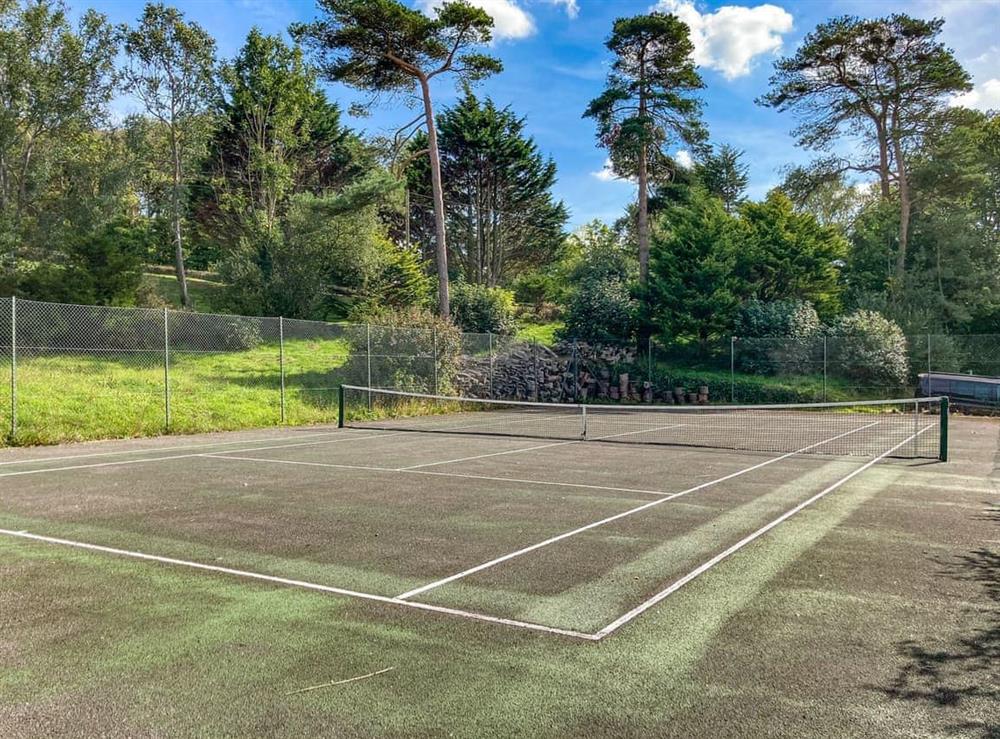 Tennis court at The Nook in Northam, near Westward Ho!, Devon