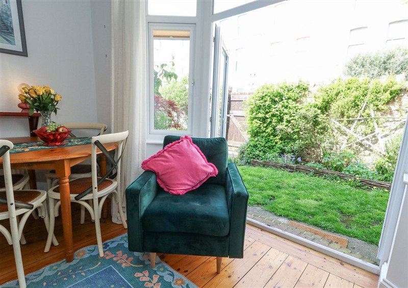 Enjoy the living room at The Nook, Weymouth