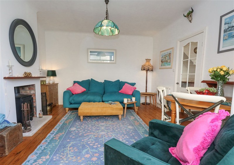 Relax in the living area at The Nook, Weymouth