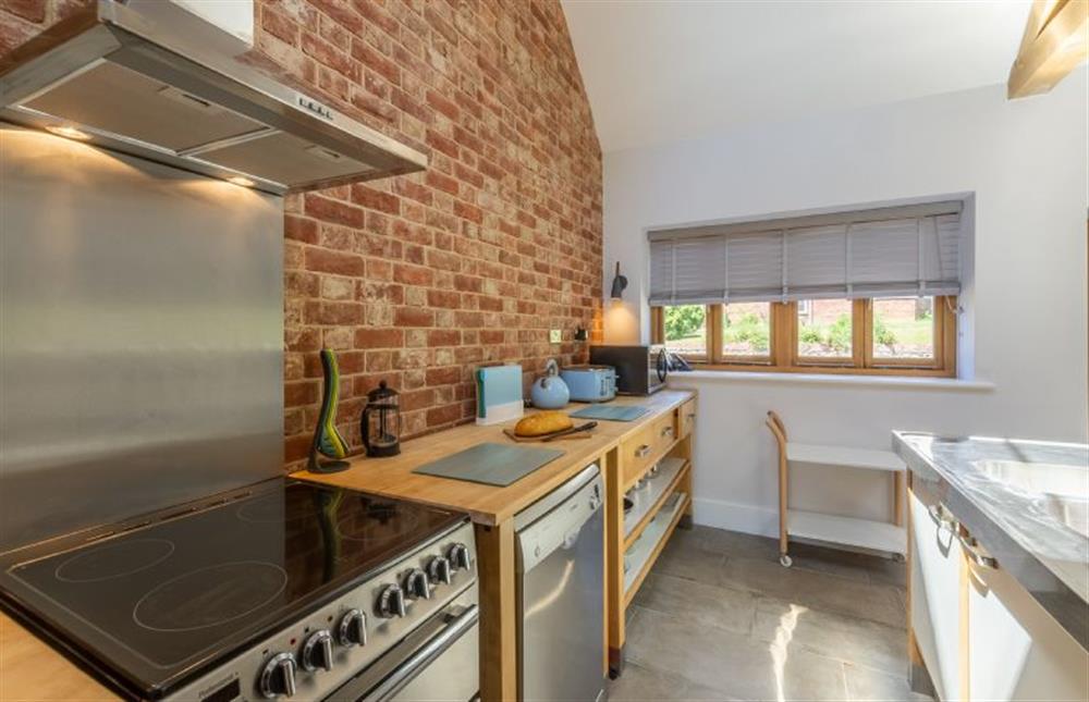 Ground floor: Kitchen with electric oven at The Nurseries, Syderstone near Kings Lynn