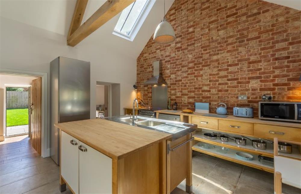 Ground floor: Open-plan kitchen/living area with vaulted ceiling at The Nurseries, Syderstone near Kings Lynn