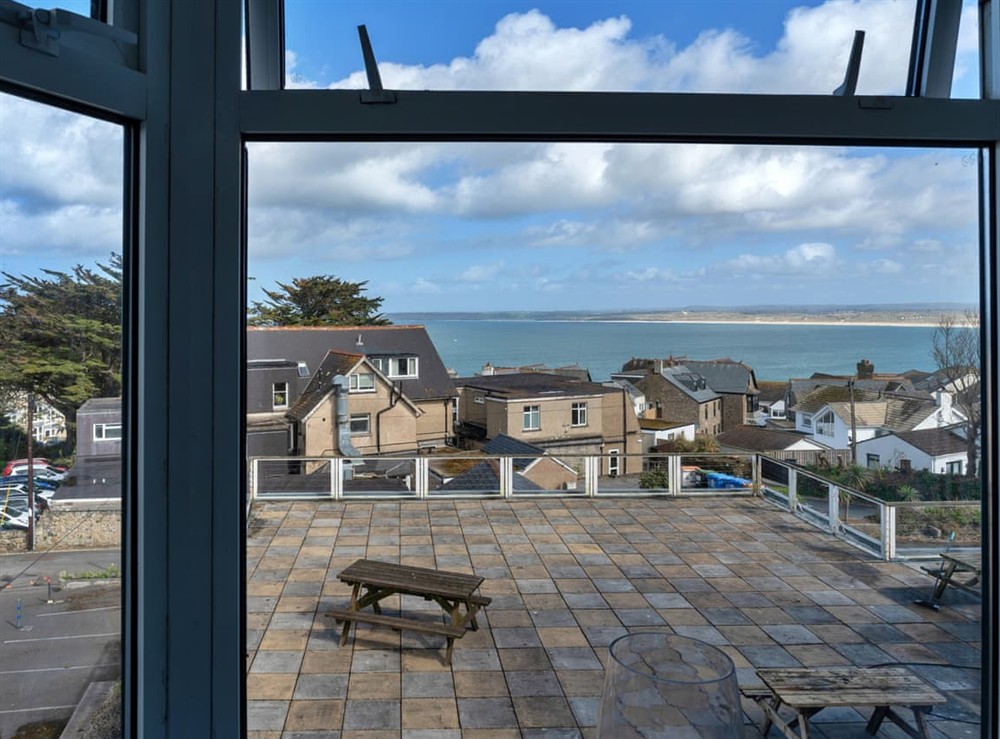View at The Nuthatch in St Ives, Cornwall