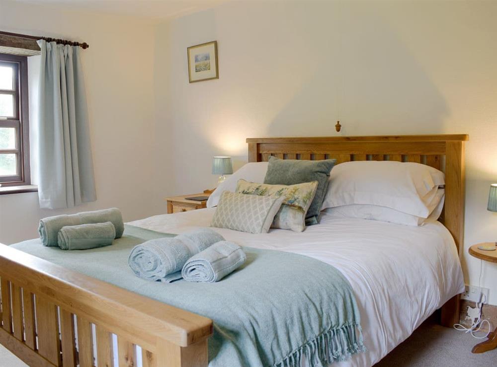 Attractive double bedroom at The Oak in Newchurch, near Hay-on-Wye, Powys