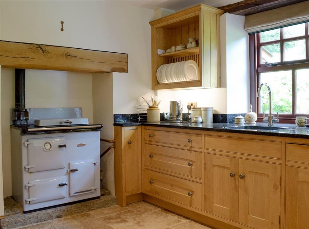 Well equipped kitchen at The Oak in Newchurch, near Hay-on-Wye, Powys