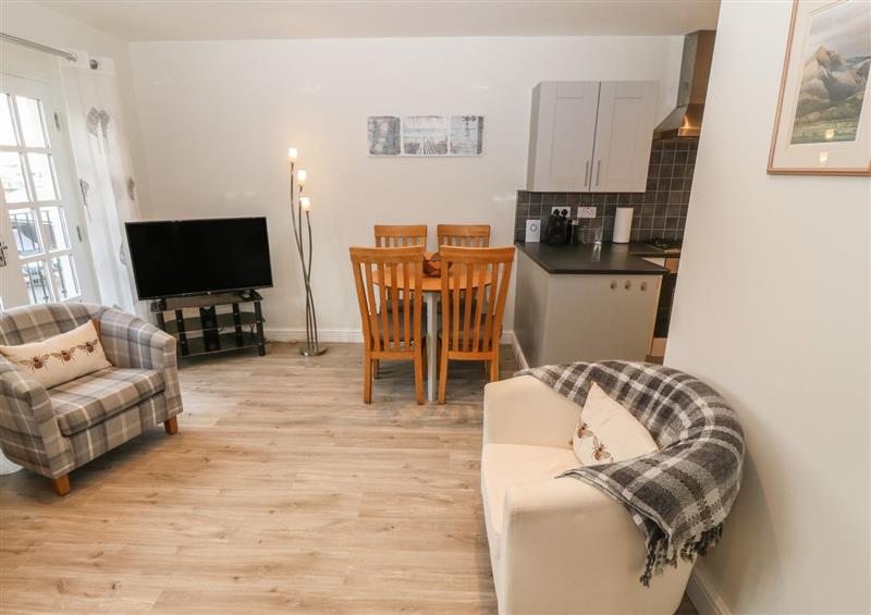 Relax in the living area at The Oakleys, Porthmadog