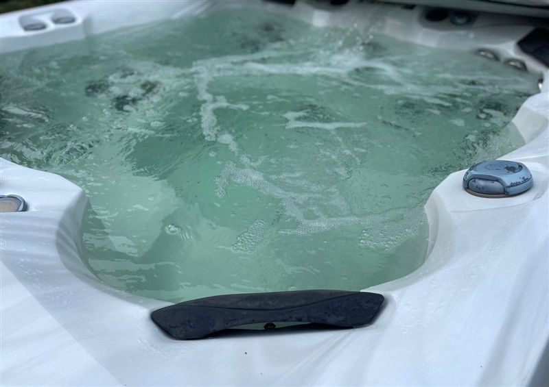 There is a hot tub at The Oaks, Great Harwood