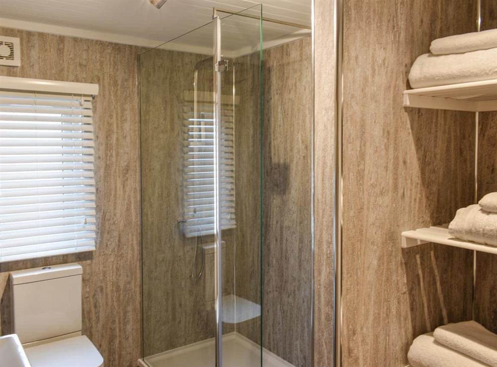 Shower room at The Oaks in Great Strickland, Cumbria