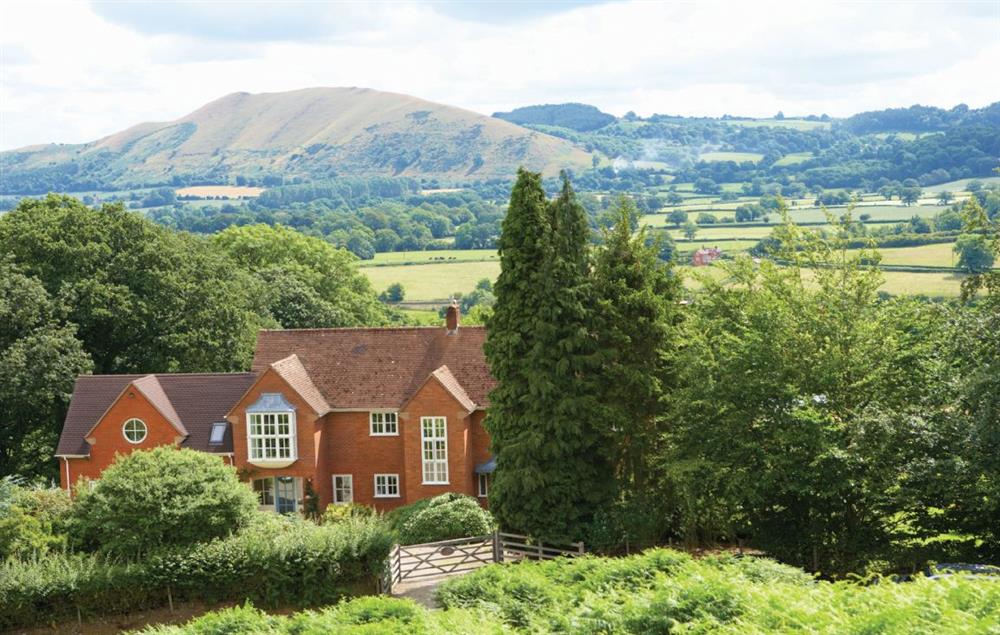 The Oaks, a detached country holiday house in a tranquil position in the South Shropshire hills at The Oaks, Inwood