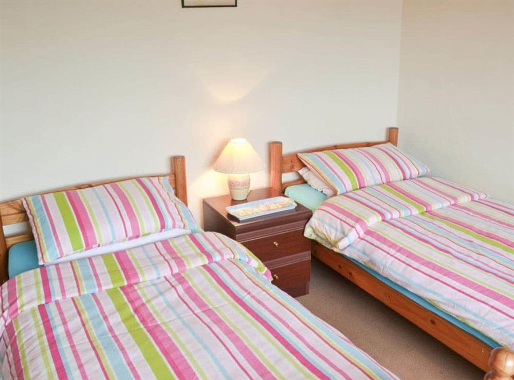 Twin bedroom at The Officers House in Bacton-on-Sea, Norwich, Norfolk
