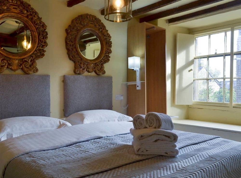 Double bedroom at The Old Angel in Winster, Derbyshire., Great Britain