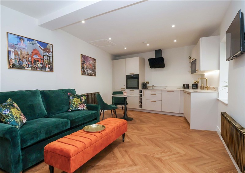 Relax in the living area at The Old Bakehouse, Beverley