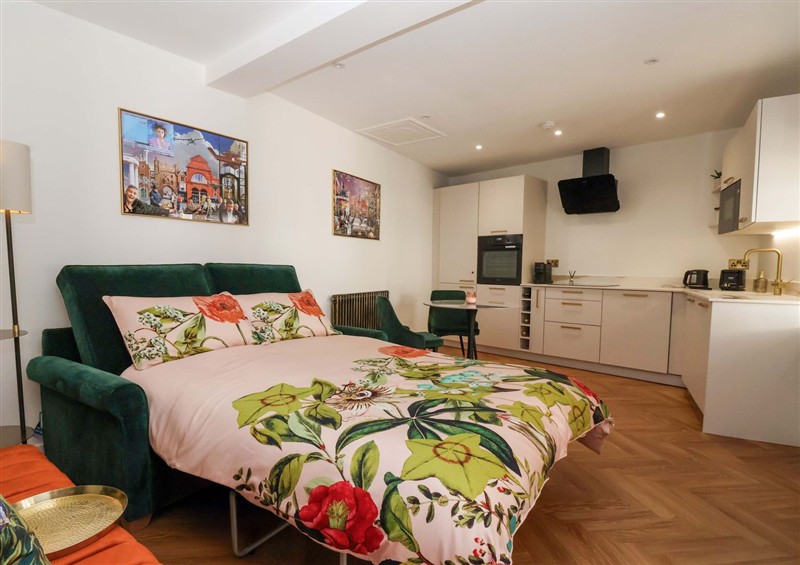 This is the bedroom at The Old Bakehouse, Beverley