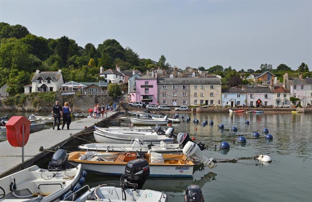 Boat float Dittisham at The Old Bakehouse, Dittisham