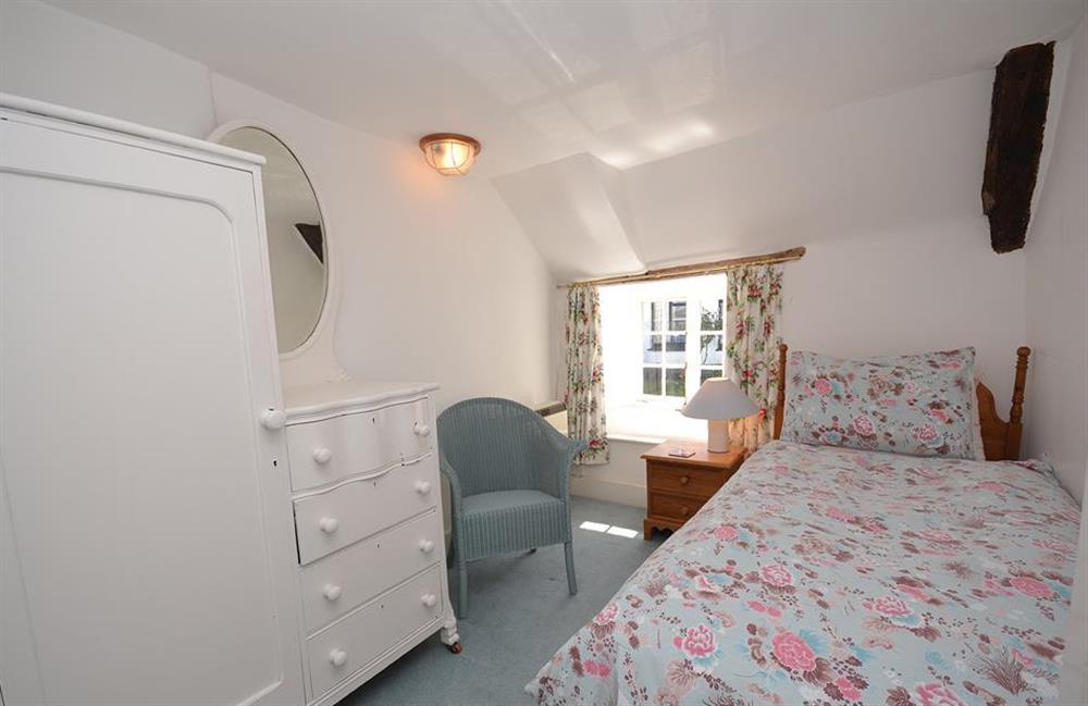 The single bedroom at The Old Bakehouse, Dittisham