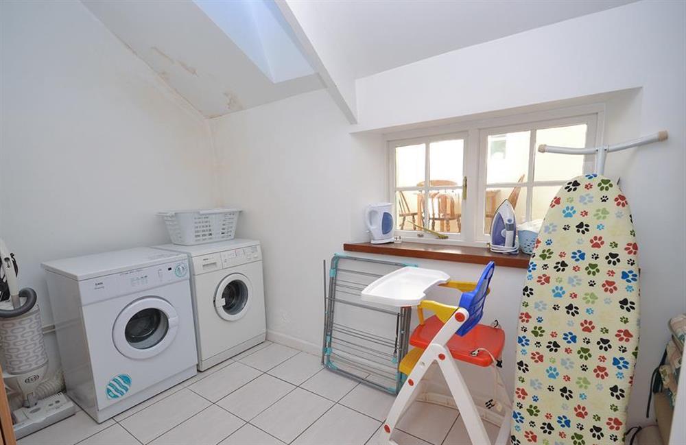 The utility room at The Old Bakehouse, Dittisham