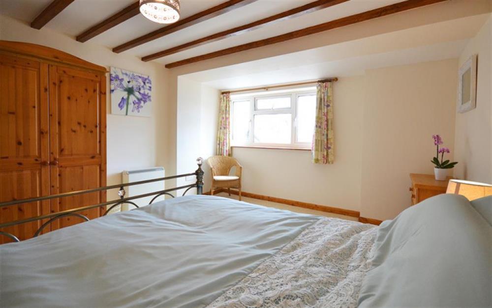 The comfortable and spacious double bedroom. at The Old Bakehouse in Looe