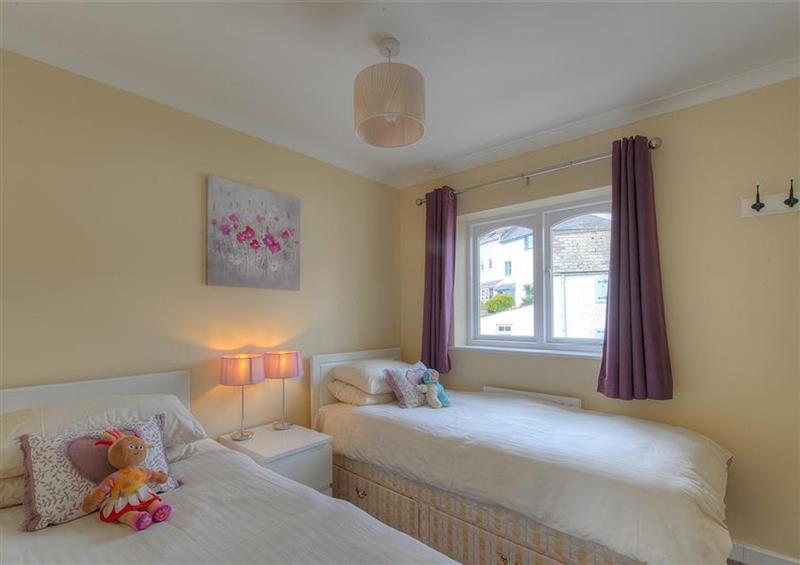 One of the 2 bedrooms at The Old Bakehouse, Lyme Regis