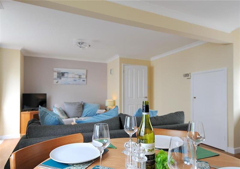 Relax in the living area at The Old Bakehouse, Lyme Regis
