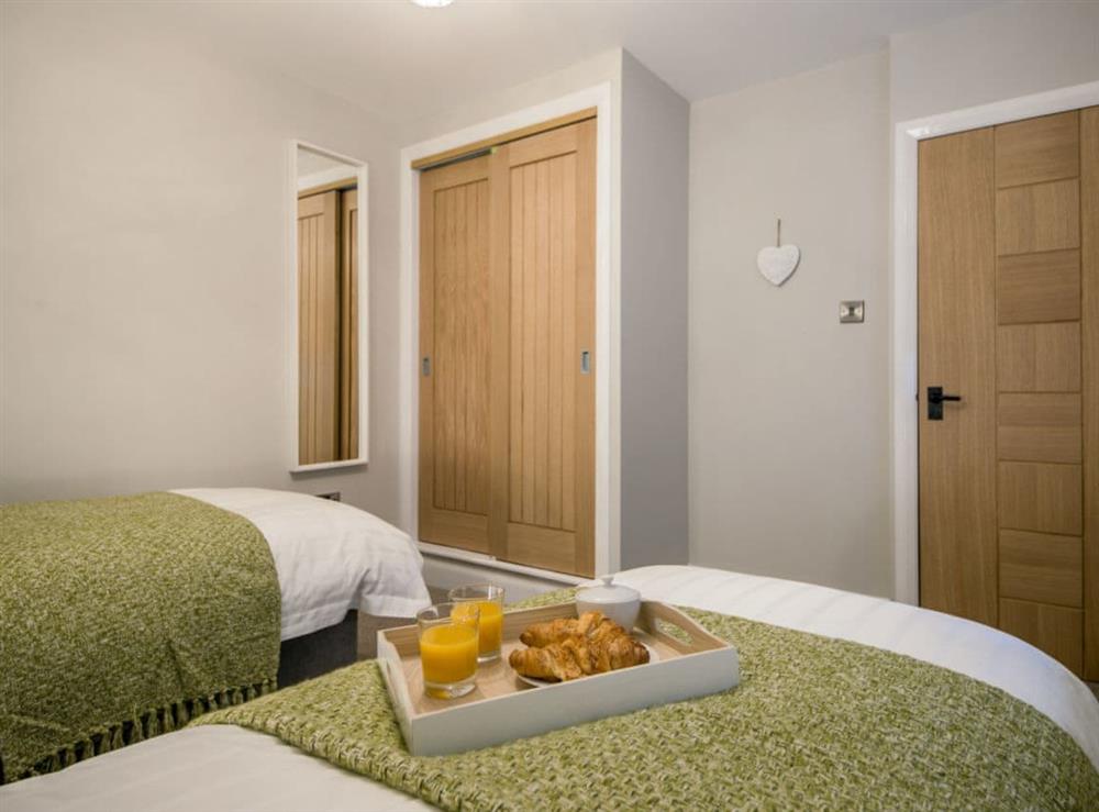 Comfortable twin bedroom at The Old Bakery in Whitby, North Yorkshire