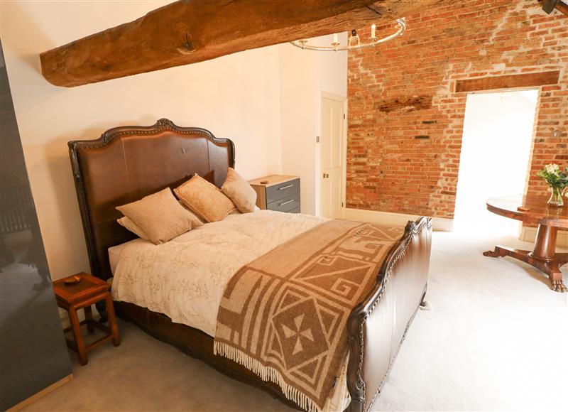 One of the bedrooms at The Old Barn, Caenby