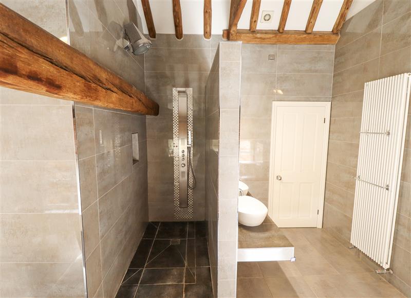 This is the bathroom at The Old Barn, Caenby
