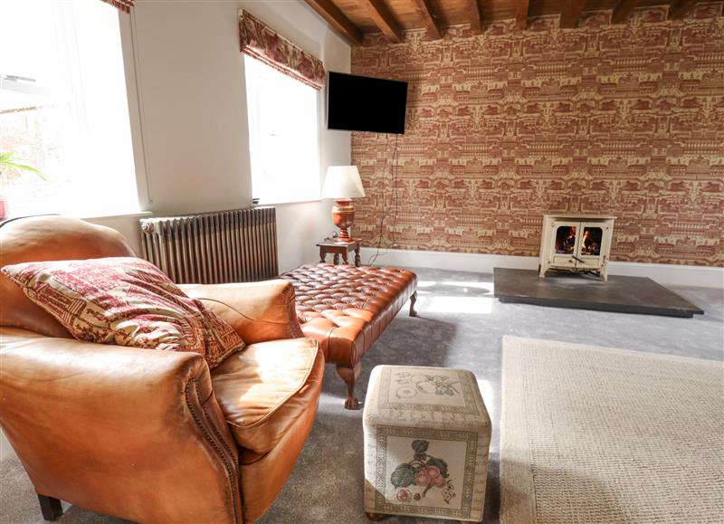 This is the living room at The Old Barn, Caenby