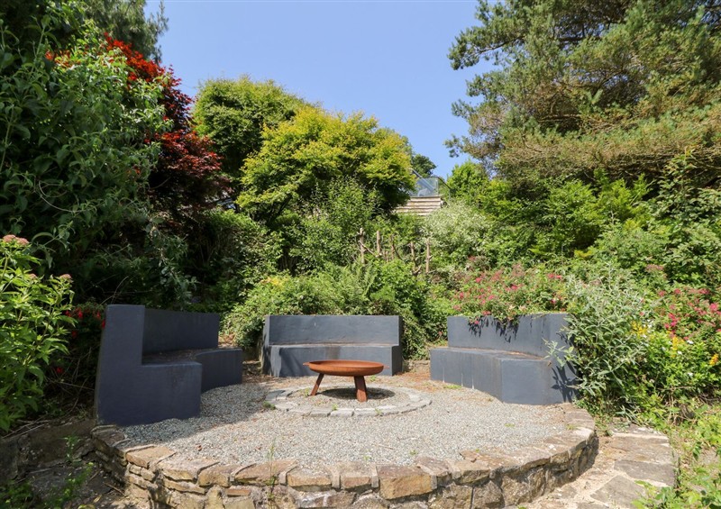 The garden in The Old Barn at The Old Barn, Ciliau Aeron near Aberaeron