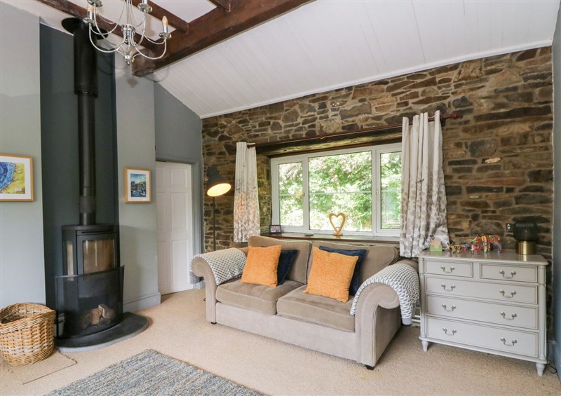 The living room at The Old Barn, Ciliau Aeron near Aberaeron