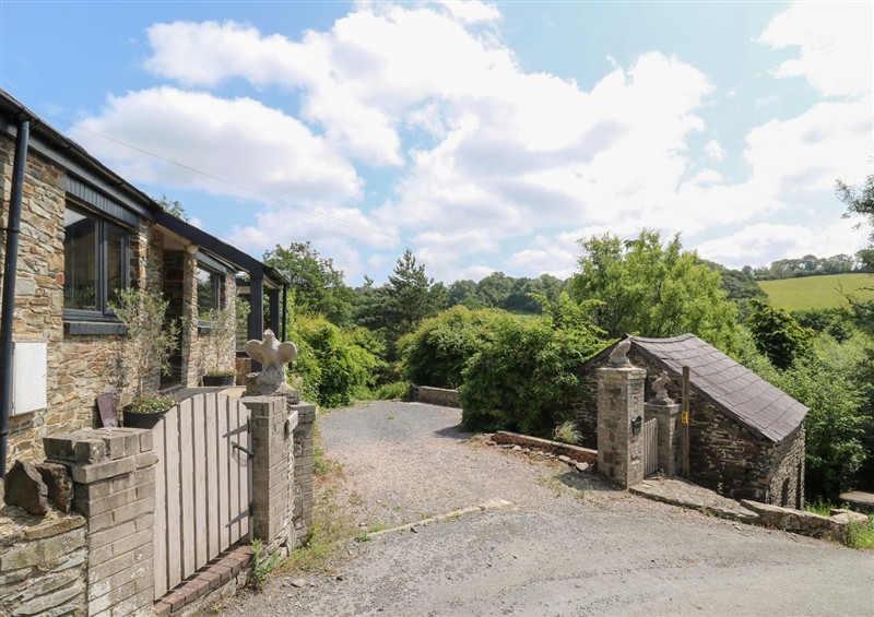 The setting at The Old Barn, Ciliau Aeron near Aberaeron