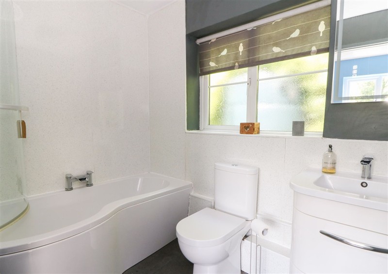 This is the bathroom at The Old Barn, Ciliau Aeron near Aberaeron