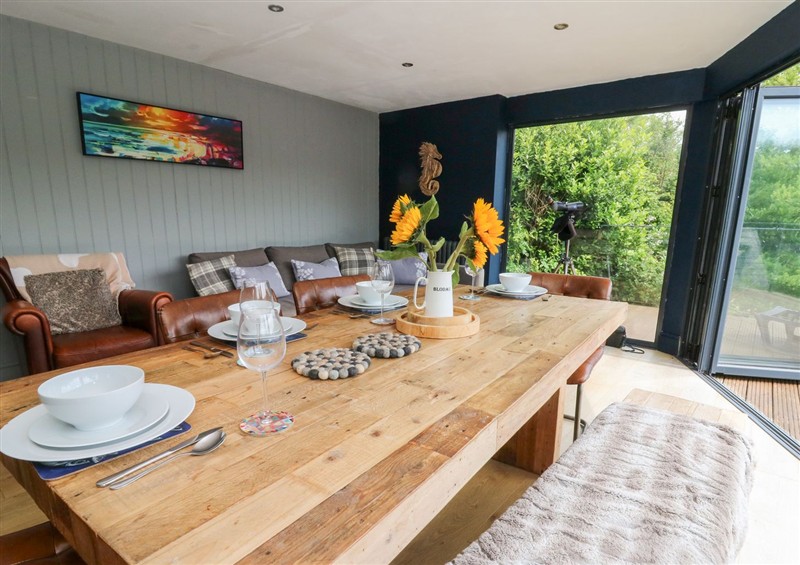 This is the dining room at The Old Barn, Ciliau Aeron near Aberaeron
