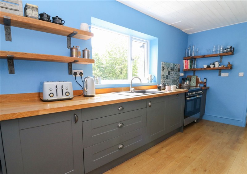 This is the kitchen at The Old Barn, Ciliau Aeron near Aberaeron