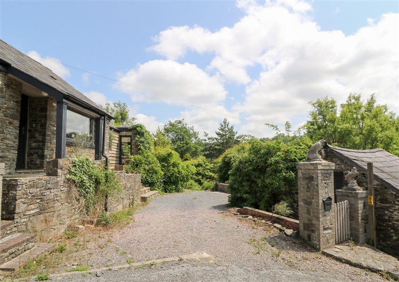 This is the setting of The Old Barn at The Old Barn, Ciliau Aeron near Aberaeron