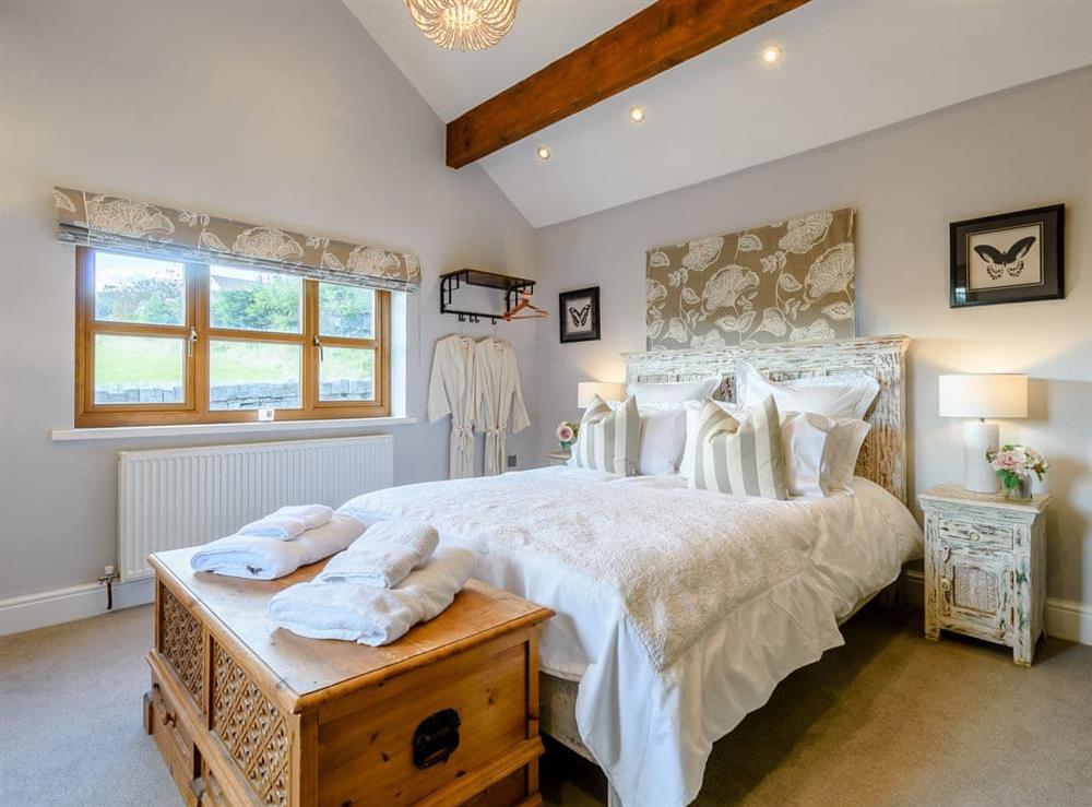Double bedroom at The Old Barn in Cloughton, near Scarborough, North Yorkshire