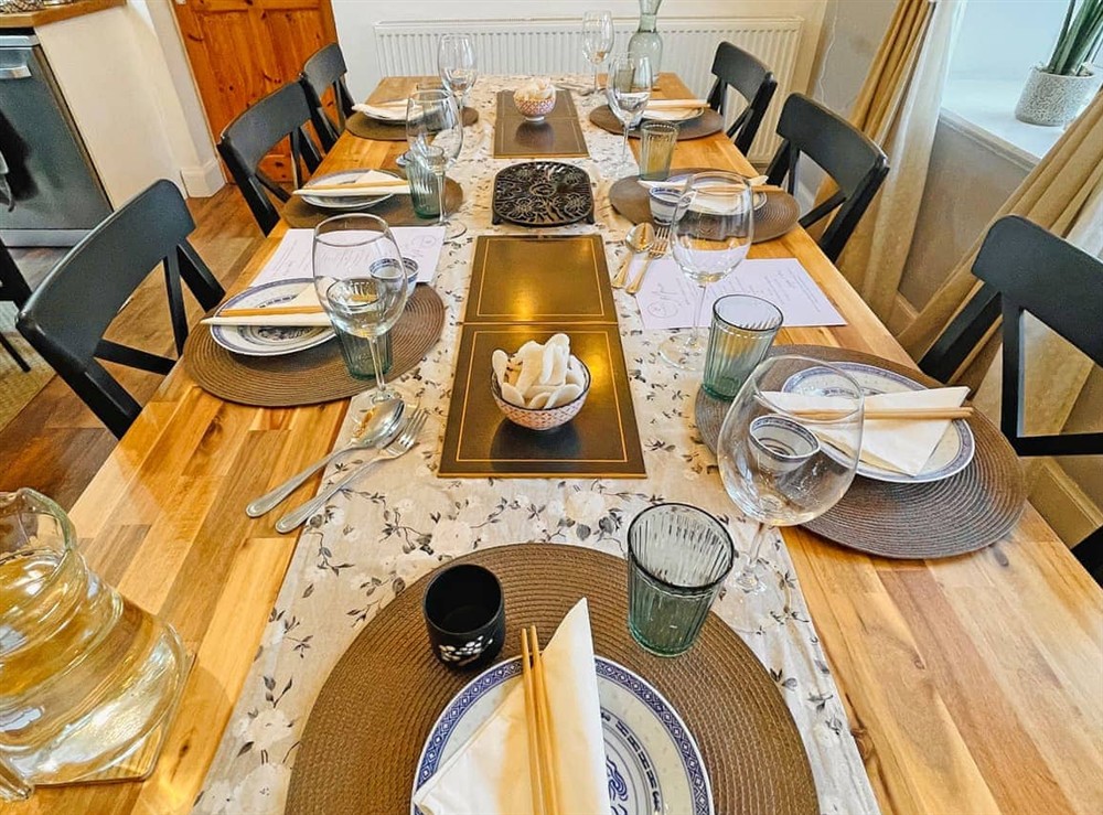 Dining Area at The Old Barn in Colintraive, near Tighnabruaich, Argyll