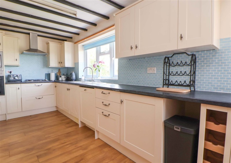 The kitchen at The Old Barn, Pentre Celyn