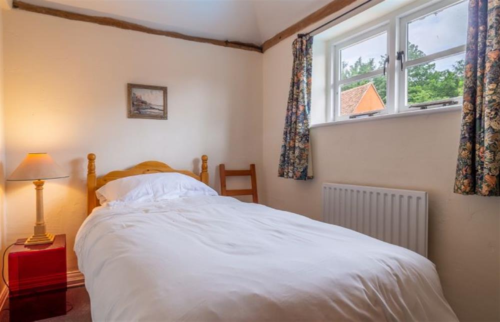 Bedroom four with a 3’ single bed at The Old Barn, Semer