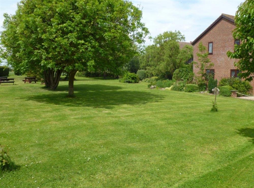 Garden and grounds at The Old Barn in Skegness, Lincolnshire