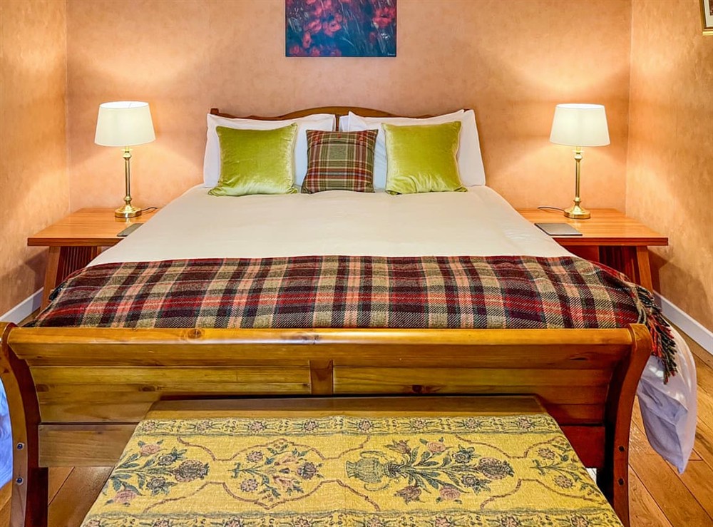 Double bedroom at The Old Barons Courthouse in Ceres, near St Andrews, Fife