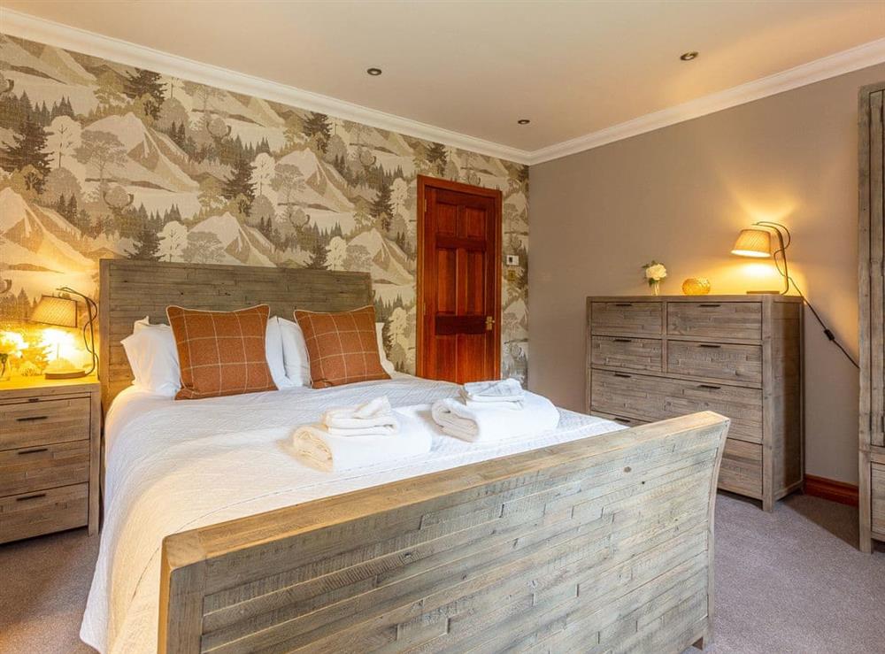 Double bedroom at The Old Boathouse in Advie, near Grantown-on-Spey, Morayshire